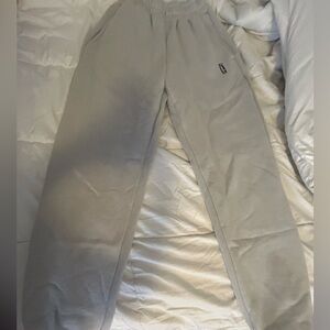 Gray Sweatpants Relaxed Fit Joggers